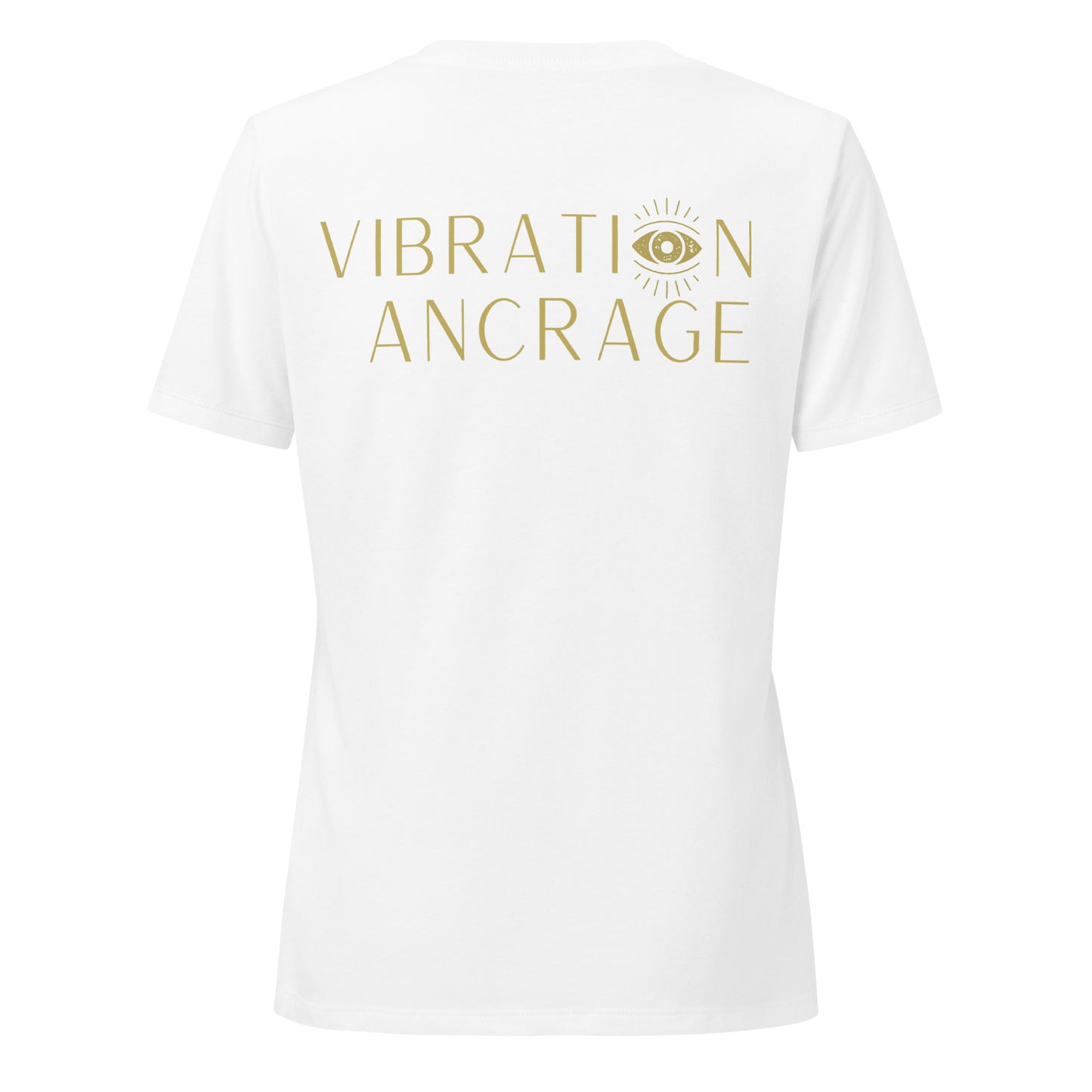 🫂 T-Shirt col en V | Vibration, Ancrage