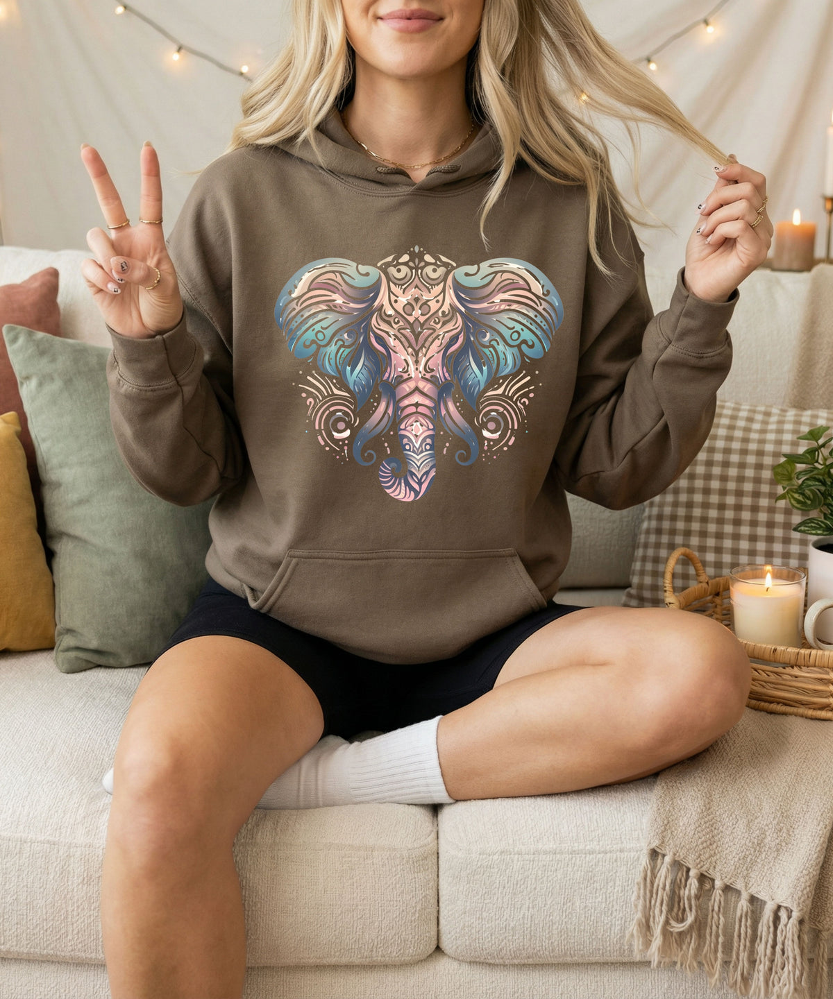 Hoodie | Sagesse animale, Éléphant
