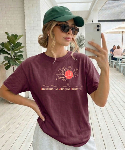 T-Shirt  | inestimable. chaque. instant