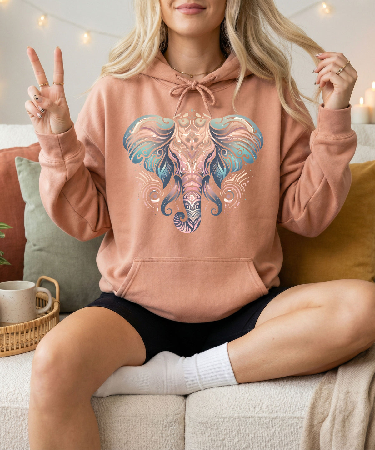 Hoodie | Sagesse animale, Éléphant