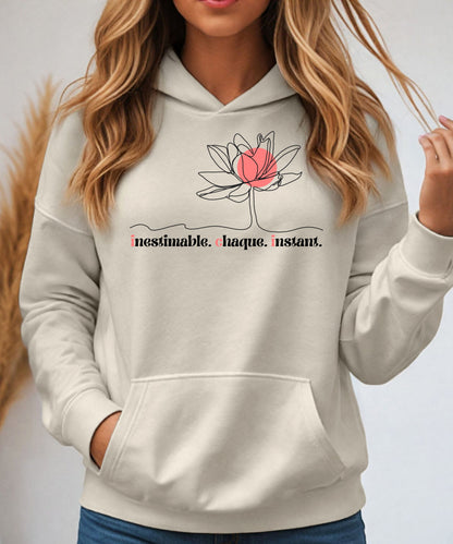 💎 Hoodie Premium | Inestimable. Chaque. Instant.