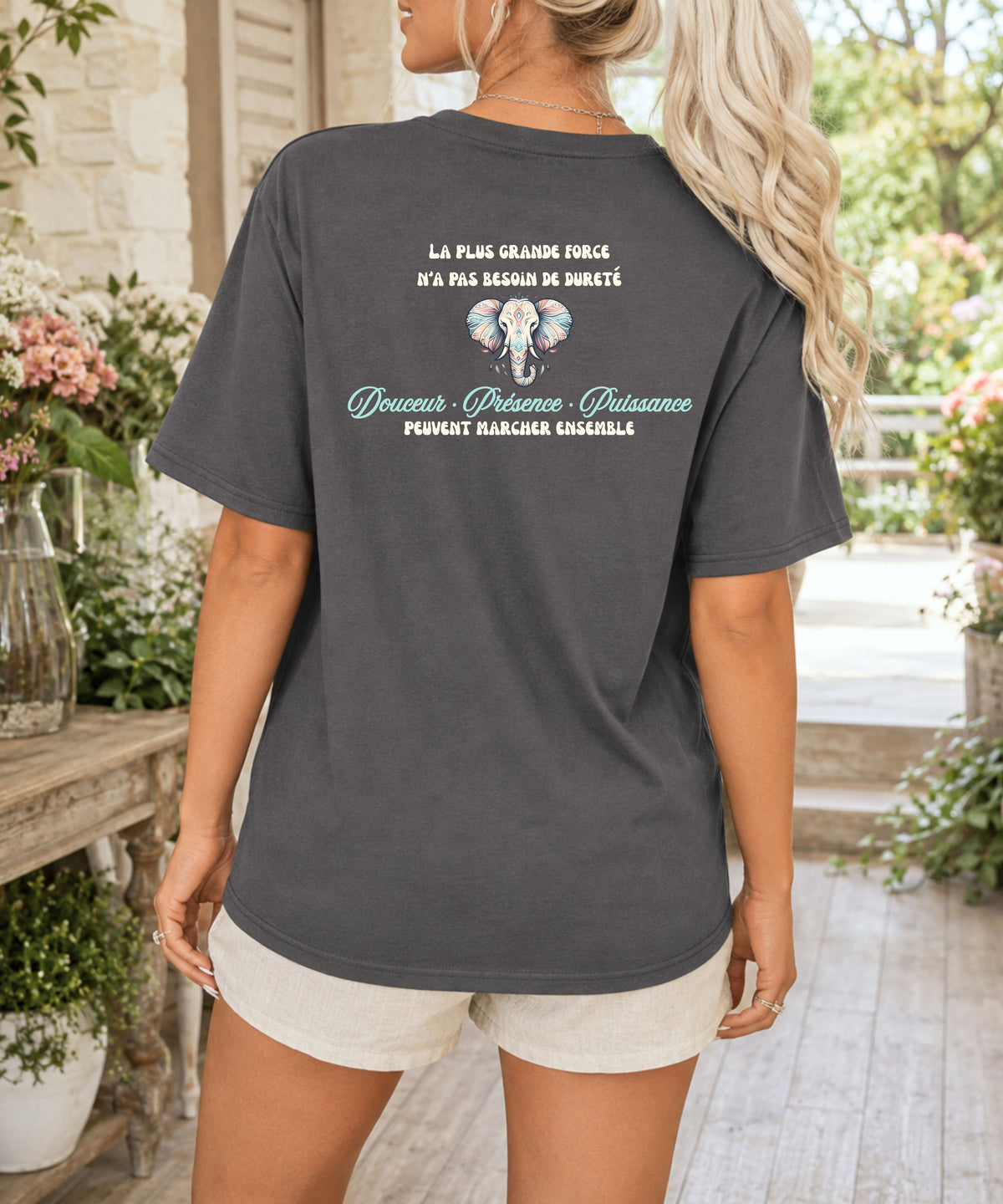 T-Shirt | Sagesse animale, Éléphant