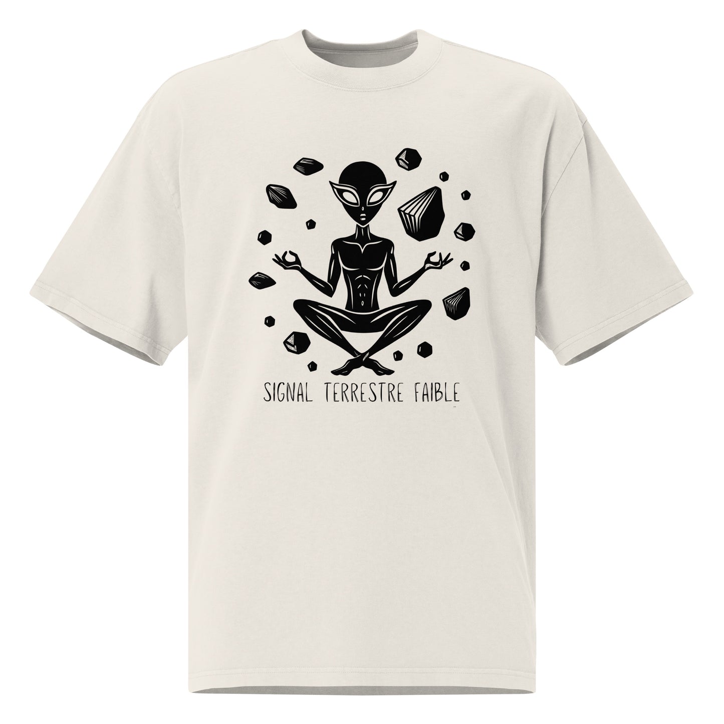 🌍 T-shirt Oversize | Signal Terrestre Faible