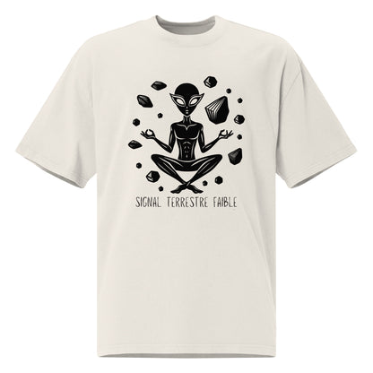 🌍 T-shirt Oversize | Signal Terrestre Faible