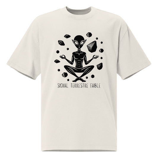 🌍 T-shirt Oversize | Signal Terrestre Faible