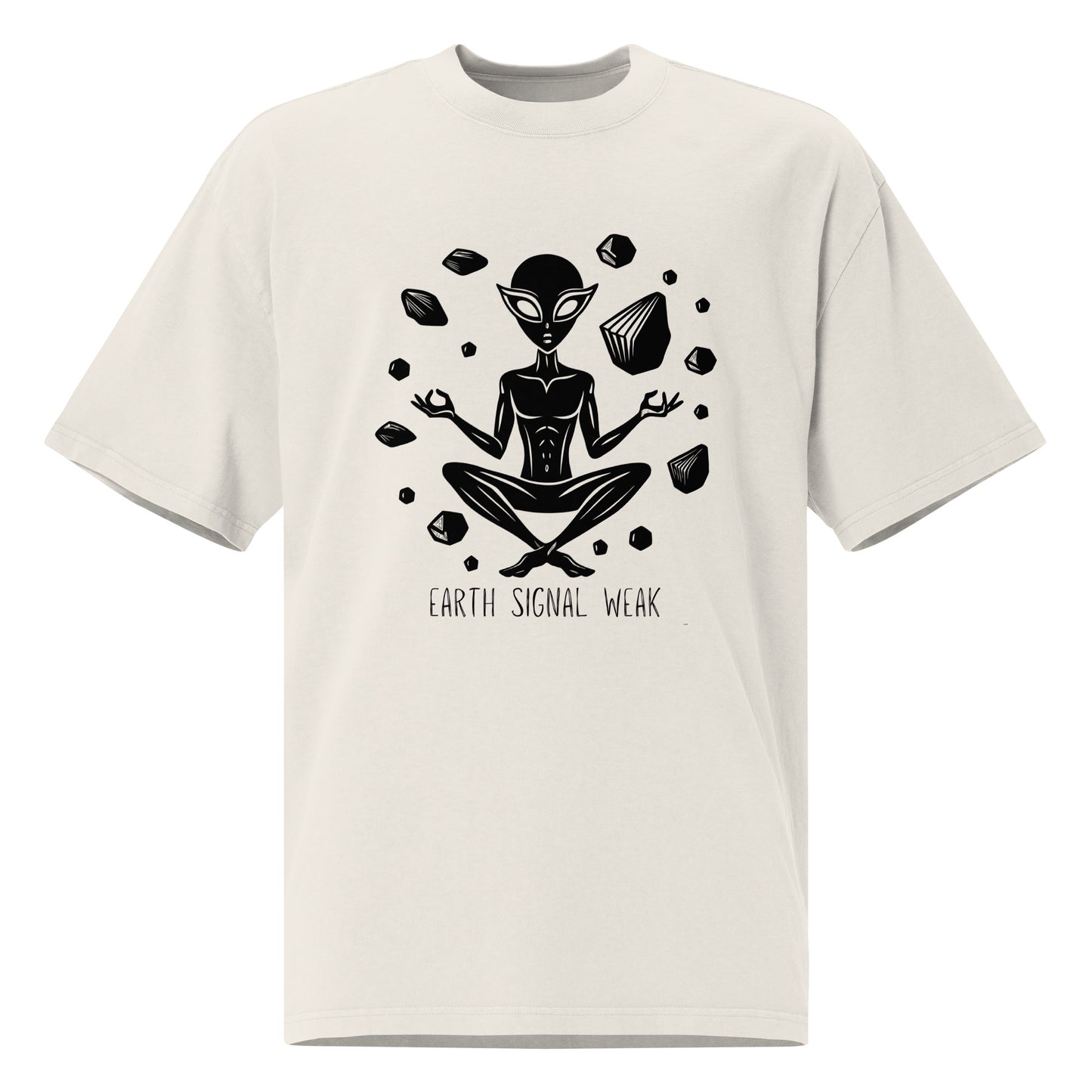 🌍 Heavy Faded Tee | Earth Signal Weak