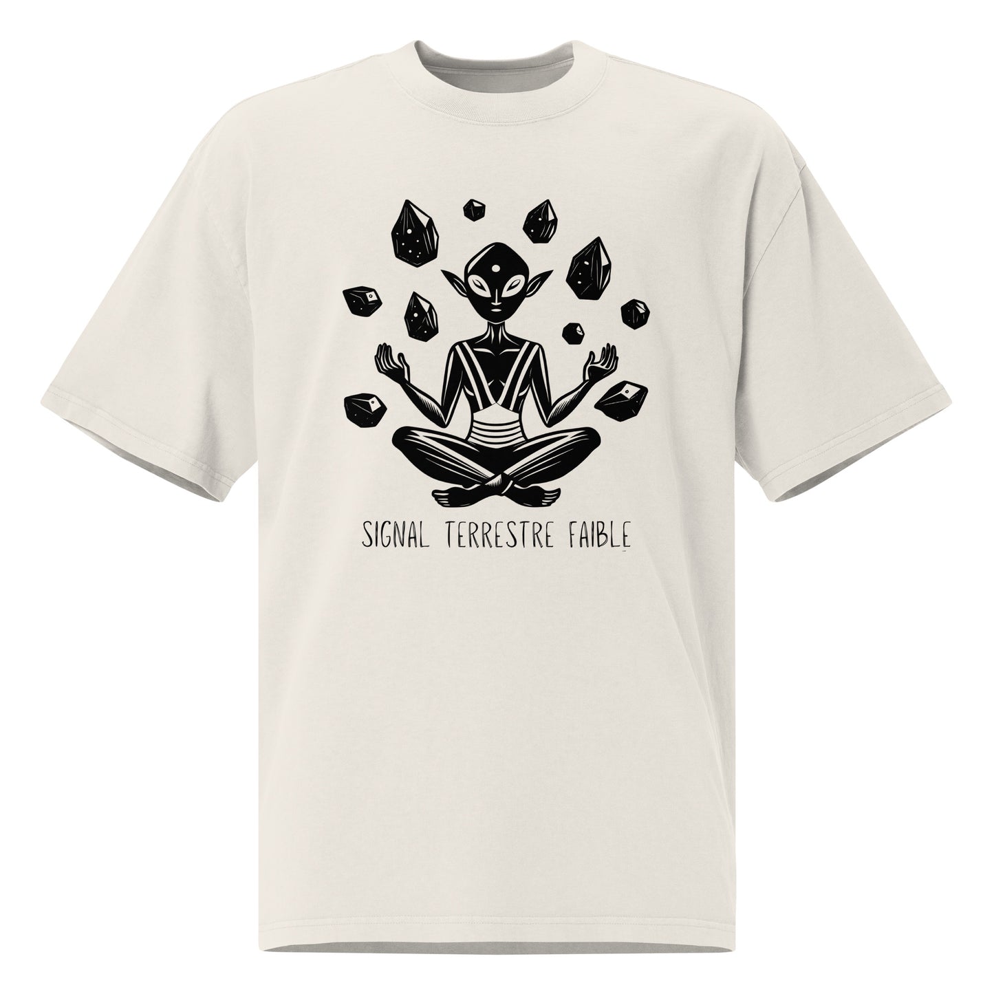 🌍 T-shirt Oversize | Signal Terrestre Faible
