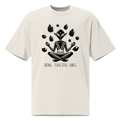 🌍 T-shirt Oversize | Signal Terrestre Faible