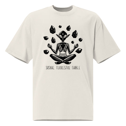 🌍 T-shirt Oversize | Signal Terrestre Faible