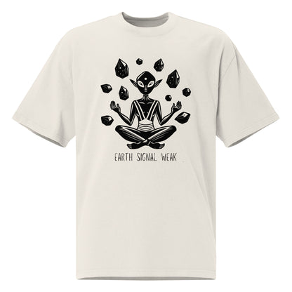 🌍 Heavy Faded Tee| Earth Signal Weak