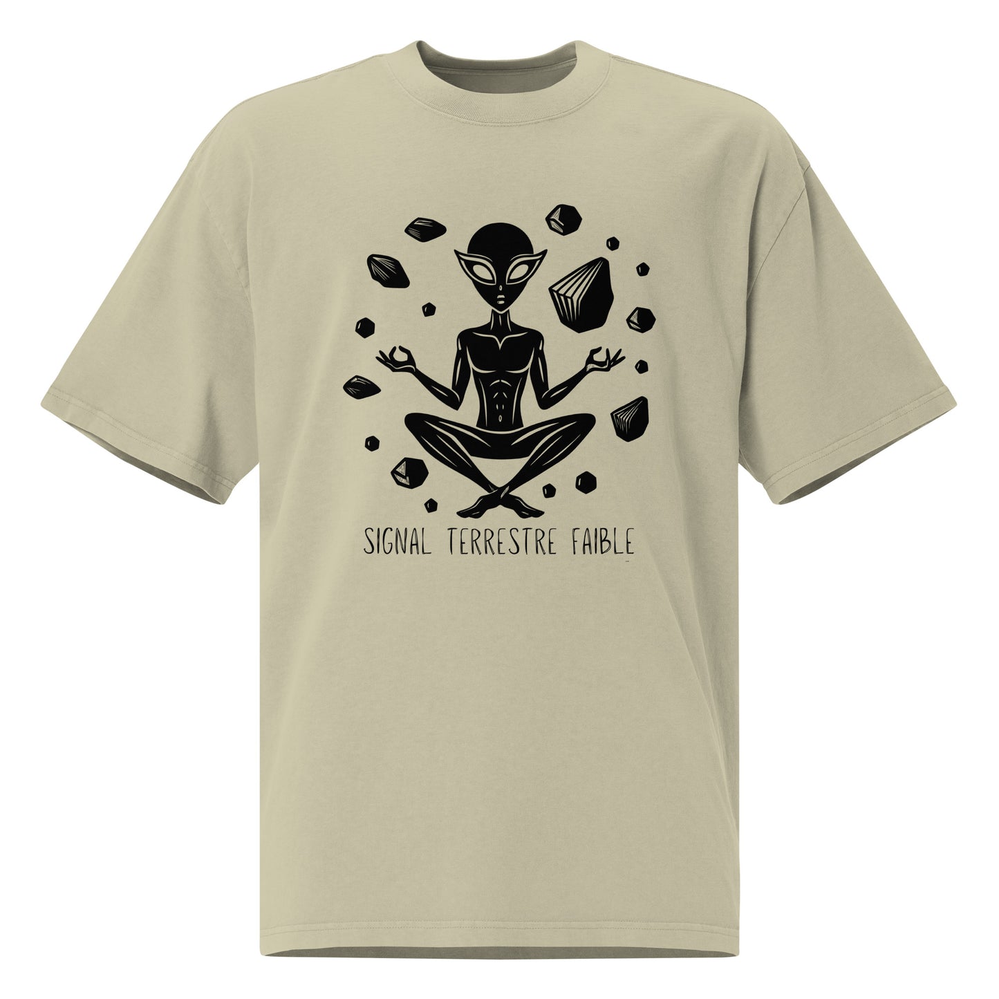 🌍 T-shirt Oversize | Signal Terrestre Faible