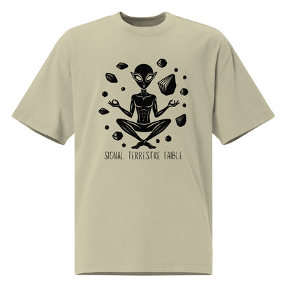 🌍 T-shirt Oversize | Signal Terrestre Faible
