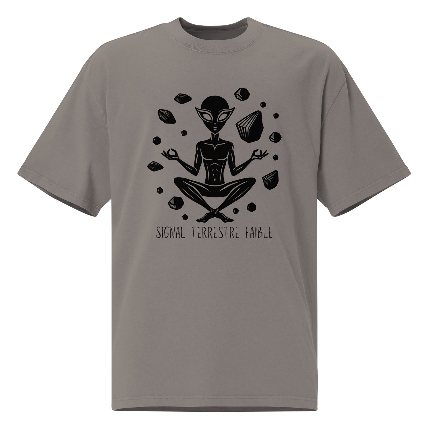 🌍 T-shirt Oversize | Signal Terrestre Faible