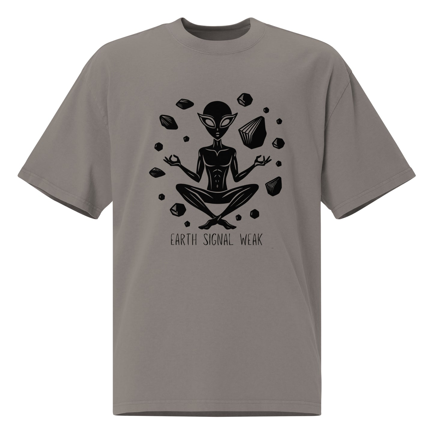 🌍 Heavy Faded Tee | Earth Signal Weak