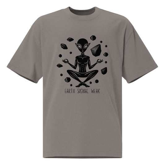 🌍 Heavy Faded Tee | Earth Signal Weak