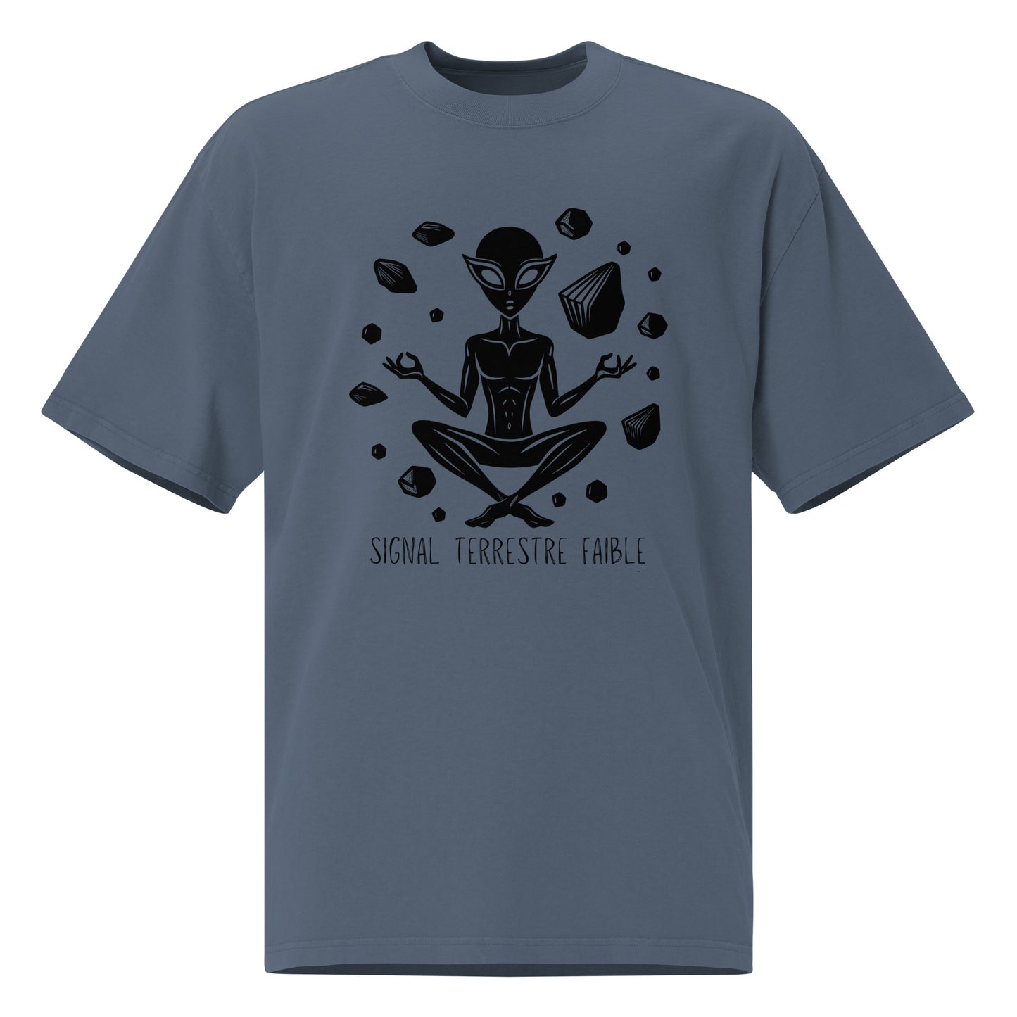 🌍 T-shirt Oversize | Signal Terrestre Faible
