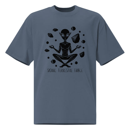 🌍 T-shirt Oversize | Signal Terrestre Faible