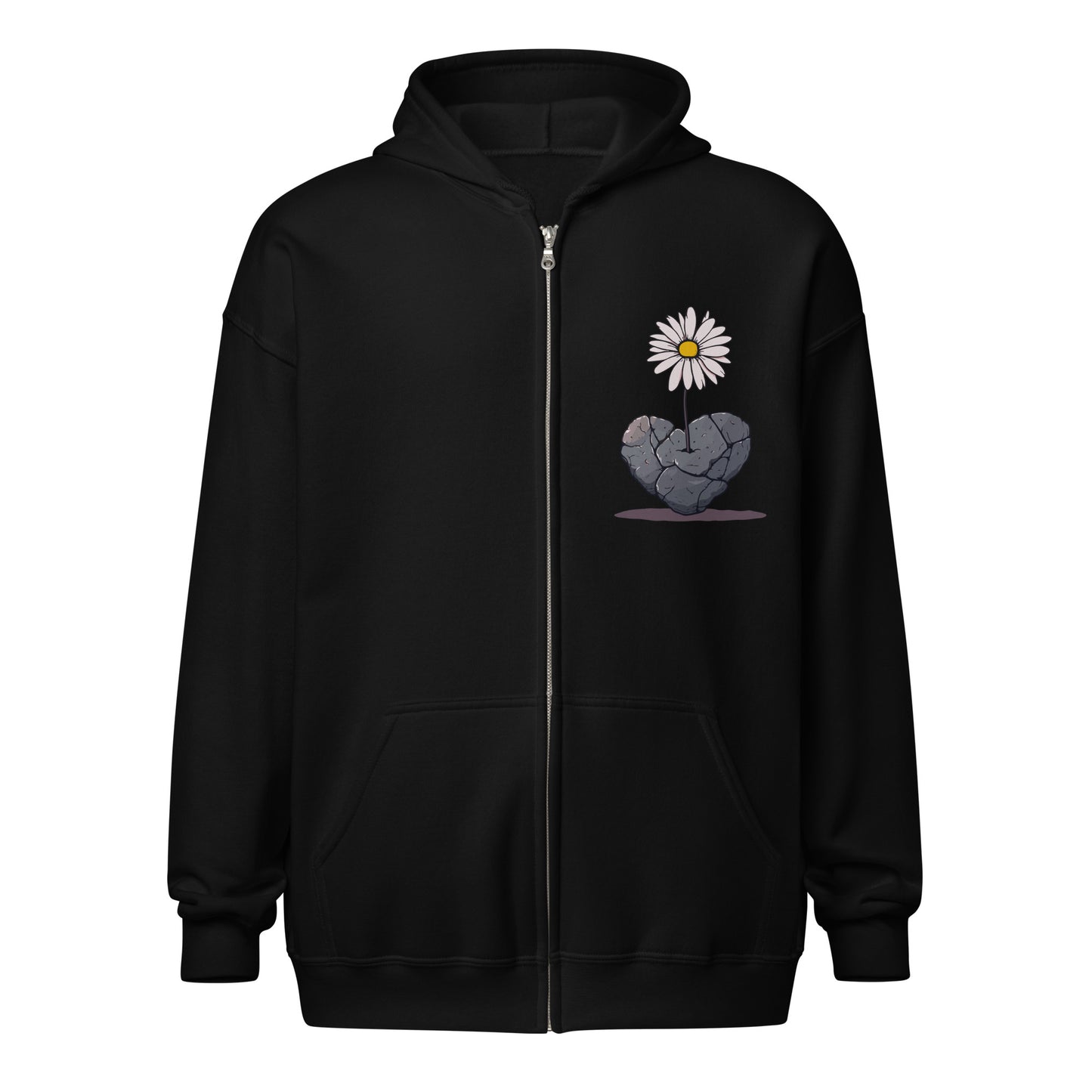 Hoodie zippé | Le vivant trouve toujours un passage