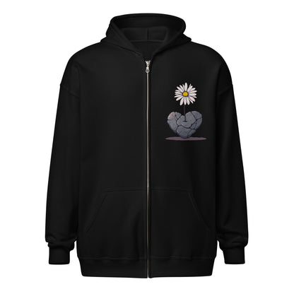 Hoodie zippé | Le vivant trouve toujours un passage
