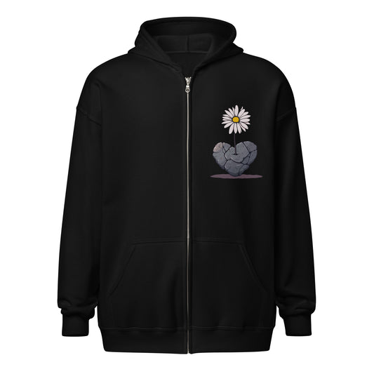Hoodie zippé | Le vivant trouve toujours un passage