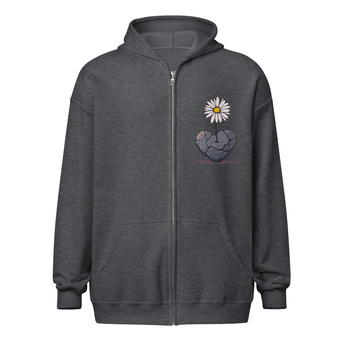 Hoodie zippé | Le vivant trouve toujours un passage