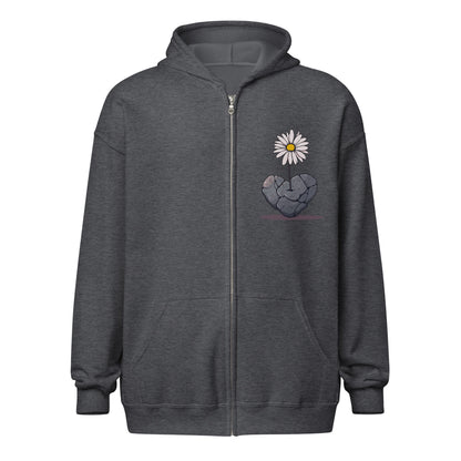 Hoodie zippé | Le vivant trouve toujours un passage