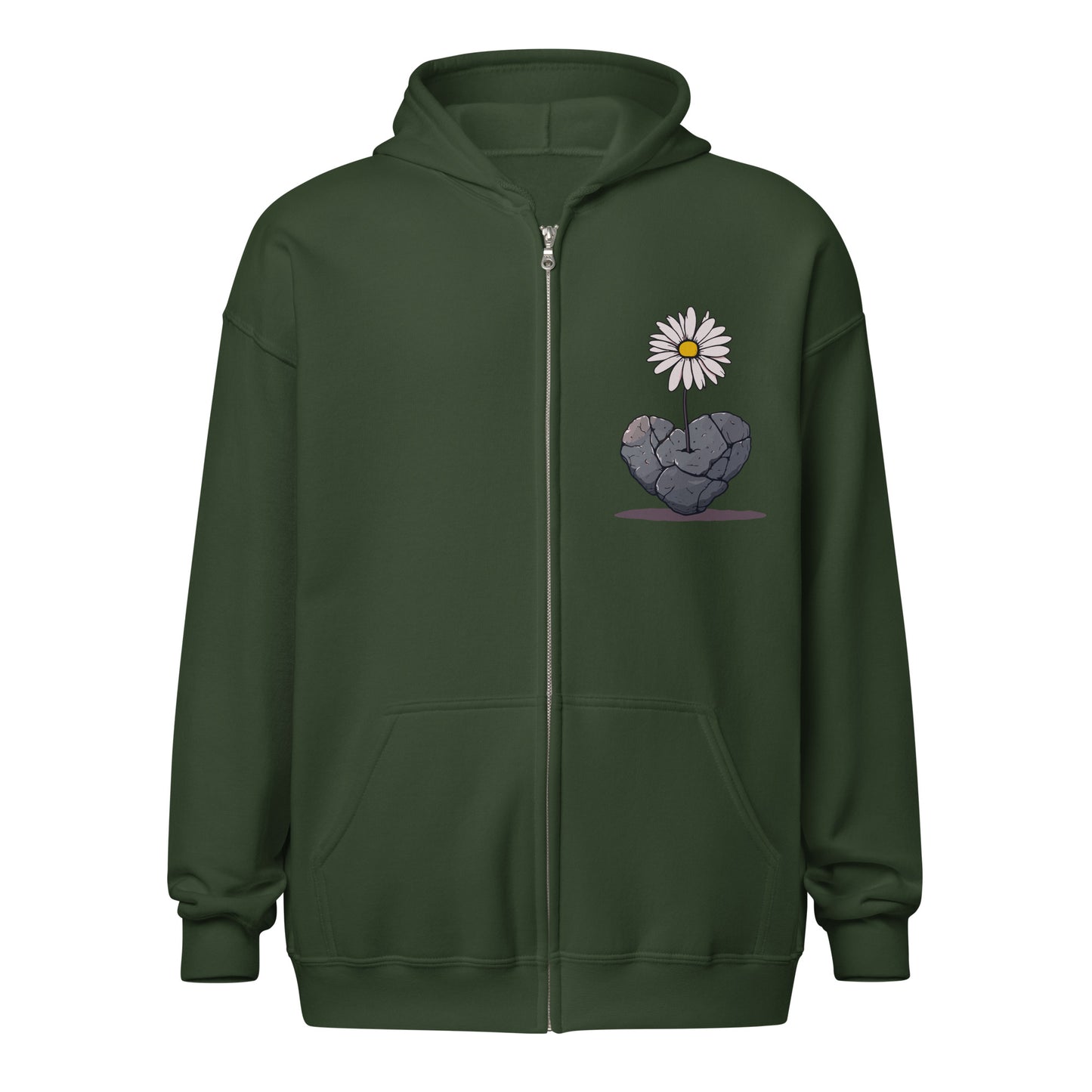 Hoodie zippé | Le vivant trouve toujours un passage