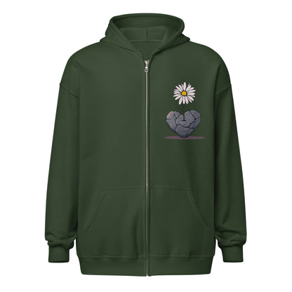 Hoodie zippé | Le vivant trouve toujours un passage