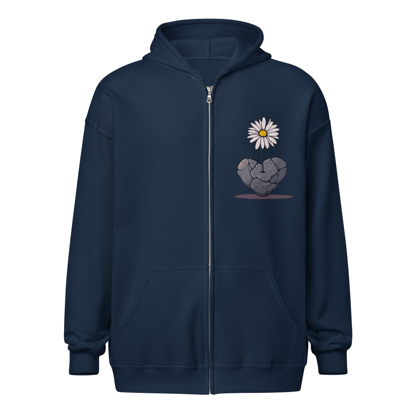 Hoodie zippé | Le vivant trouve toujours un passage