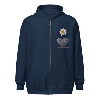 Hoodie zippé | Le vivant trouve toujours un passage