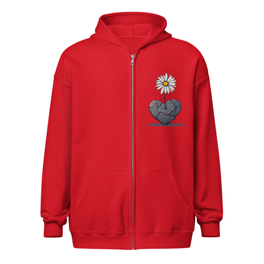Hoodie zippé | Le vivant trouve toujours un passage