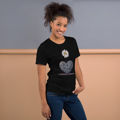 🫂 T-shirt unisexe | Le vivant trouve toujours un passage